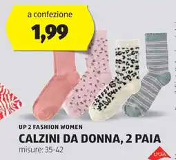 ALDI UP 2 FASHION WOMEN Calzini da donna, 2 paia offerta