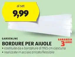 ALDI Gardenline bordure per aiuole offerta