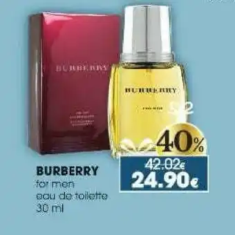 Burberry for men eau de toilette 30ml