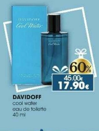 Tigotà Davidoff cool water eau de toilette offerta