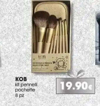 Tigotà Kob kit pennelli pochette 8 pz offerta