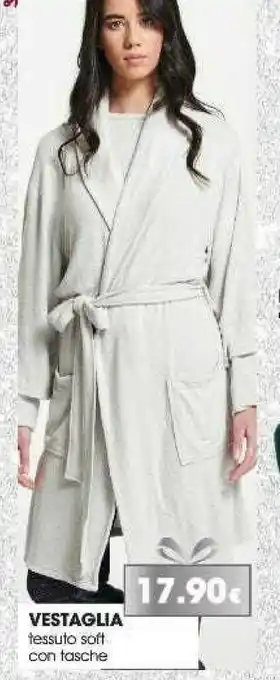 Tigotà Vestaglia tessuto soft con tasche offerta