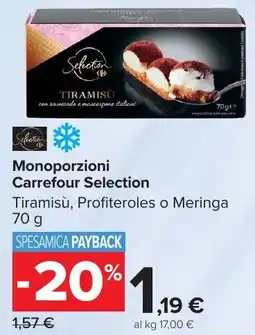 Carrefour Market Selection Monoporzioni Carrefour Selection offerta