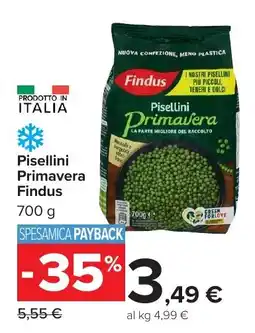 Carrefour Market Pisellini Primavera Findus offerta