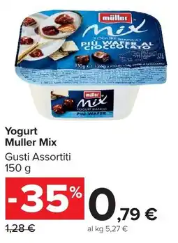 Carrefour Market Yogurt Muller Mix Gusti Assortiti offerta