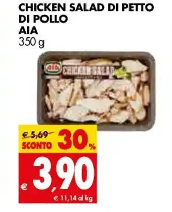 Tigros Aia Chicken Salad di Petto di Pollo 350g offerta
