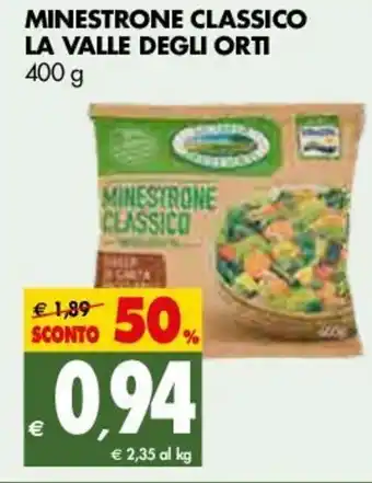 Tigros La Valle Degli Orti Minestrone Classico 400g offerta