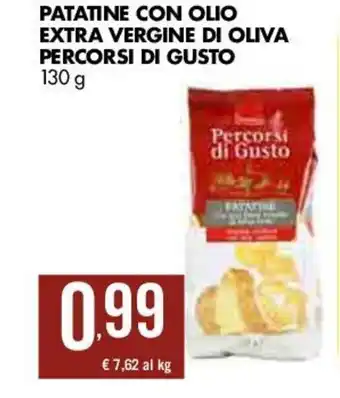 Tigros Percorsi di Gusto Patatine con Olio Extra Vergine di Oliva 130g offerta