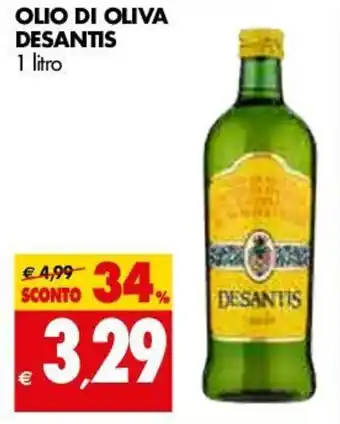 Tigros Desantis Olio di Oliva 1 litro offerta