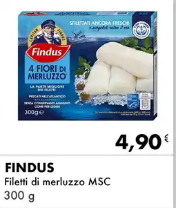 Iper Tosano FINDUS Filetti di merluzzo MSC offerta