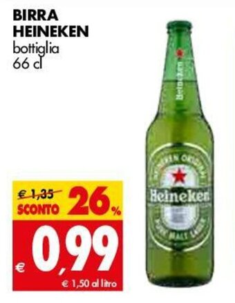 Tigros Heineken Birra 66cl offerta