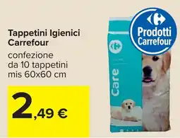 Carrefour Tappetini Igienici Carrefour offerta