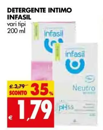 Tigros Infasil Detergente Intimo 200ml offerta