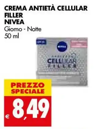 Tigros Nivea Crema Antietà Cellular Filler 50ml offerta