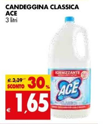 Tigros Ace Candeggina Classica 3 litri offerta