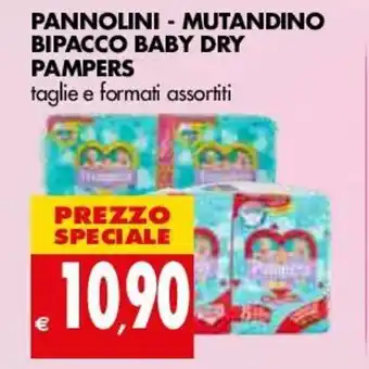 Tigros Pampers Pannolini - Mutandino Bipacco Baby Dry offerta