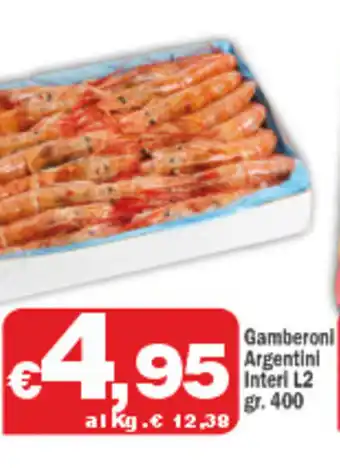 Gamberoni Argentini Interi L2 400gr.