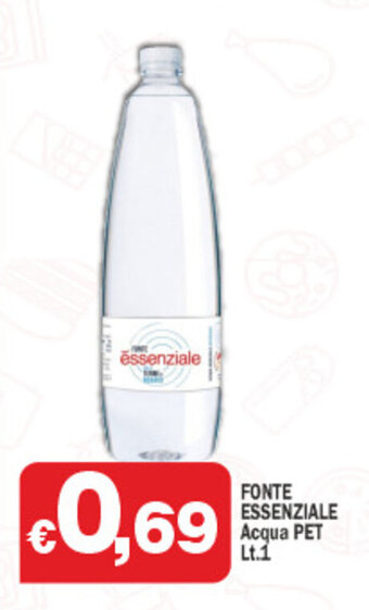 Fonte Essenziale Acqua pet Lt.1