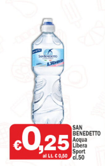Primo Prezzo San Benedetto Acqua Libera Sport cl.50 offerta