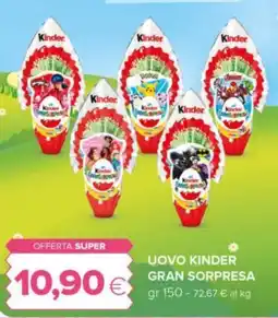 Tigre Uovo kinder gran sorpresa offerta