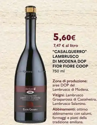 Coop fio fiore casalguerro lambrusco di modena dop