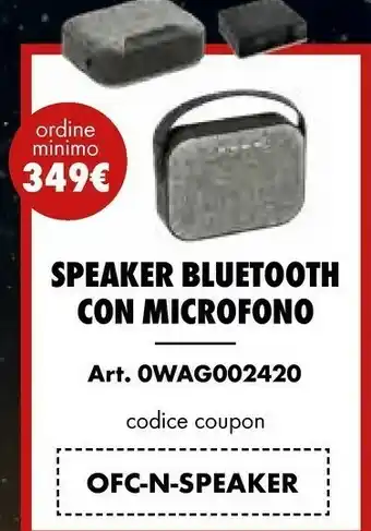 Speaker bluetooth con microfono