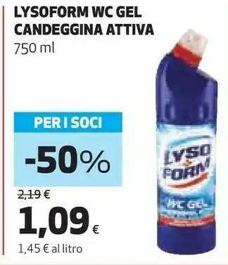 Coop Wc gel candeggina attivac offerta