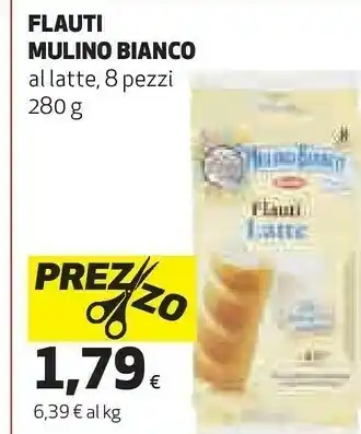 Ipercoop Flauti al latte 280 g(ml) offerta