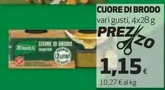 Ipercoop Cuore di brodo offerta