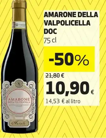 Coop Amarone della valpolicella 750 ml offerta