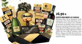 Ipercoop Le cadeau cesto oro nero offerta
