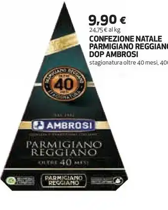 Ipercoop Confezione natale parmigiano reggiano dop offerta