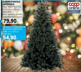 Ipercoop Albero di natale artificiale offerta