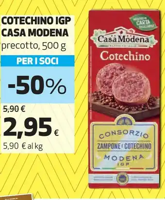 Coop Cotechino 500 g(ml) offerta