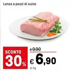 Iper La Grande Lonza a pezzi di suino offerta