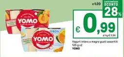 Iper La Grande Yogurt intero o magro YOMO offerta