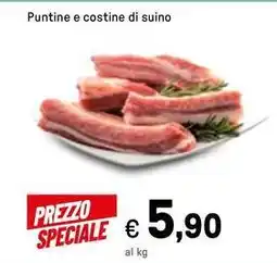 Iper La Grande Puntine e costine di suino offerta
