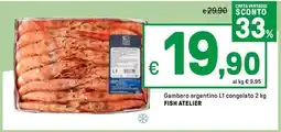 Iper La Grande Gambero argentino L1 congelato FISH ATELIER offerta