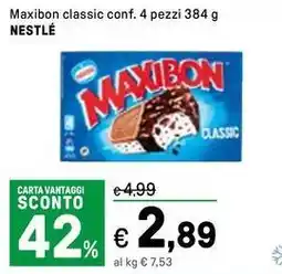 Iper La Grande Maxibon classic NESTLÉ offerta