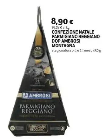 Coop Confezione natale parmigiano reggiano dop montagna offerta