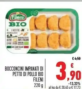Conad City Bocconcini di pollo bio 220 g(ml) offerta
