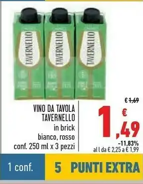 Conad Vino rosso 250 g(ml) offerta