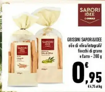 Conad Sapori & idee grissini offerta