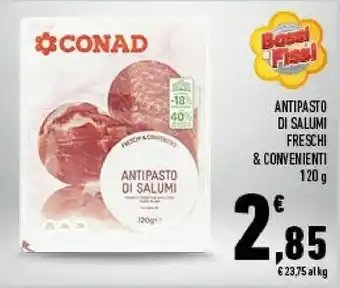 Conad Antipasto di salumi offerta