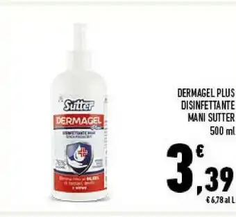 Conad Dermagel plus disinfettante mani sutter offerta