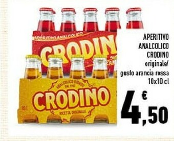 Conad Crodino aperitivo analcolico offerta