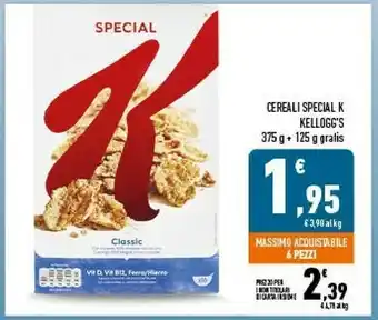 Conad Cereali special k offerta