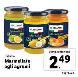 Lidl Italiano Marmellate agli agrumi offerta