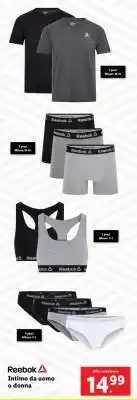 Lidl Reebok Intimo da uomo e donna offerta