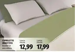 Famila COPRILETTO IMBOTTITO offerta